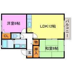 グランマ甲西の物件間取画像